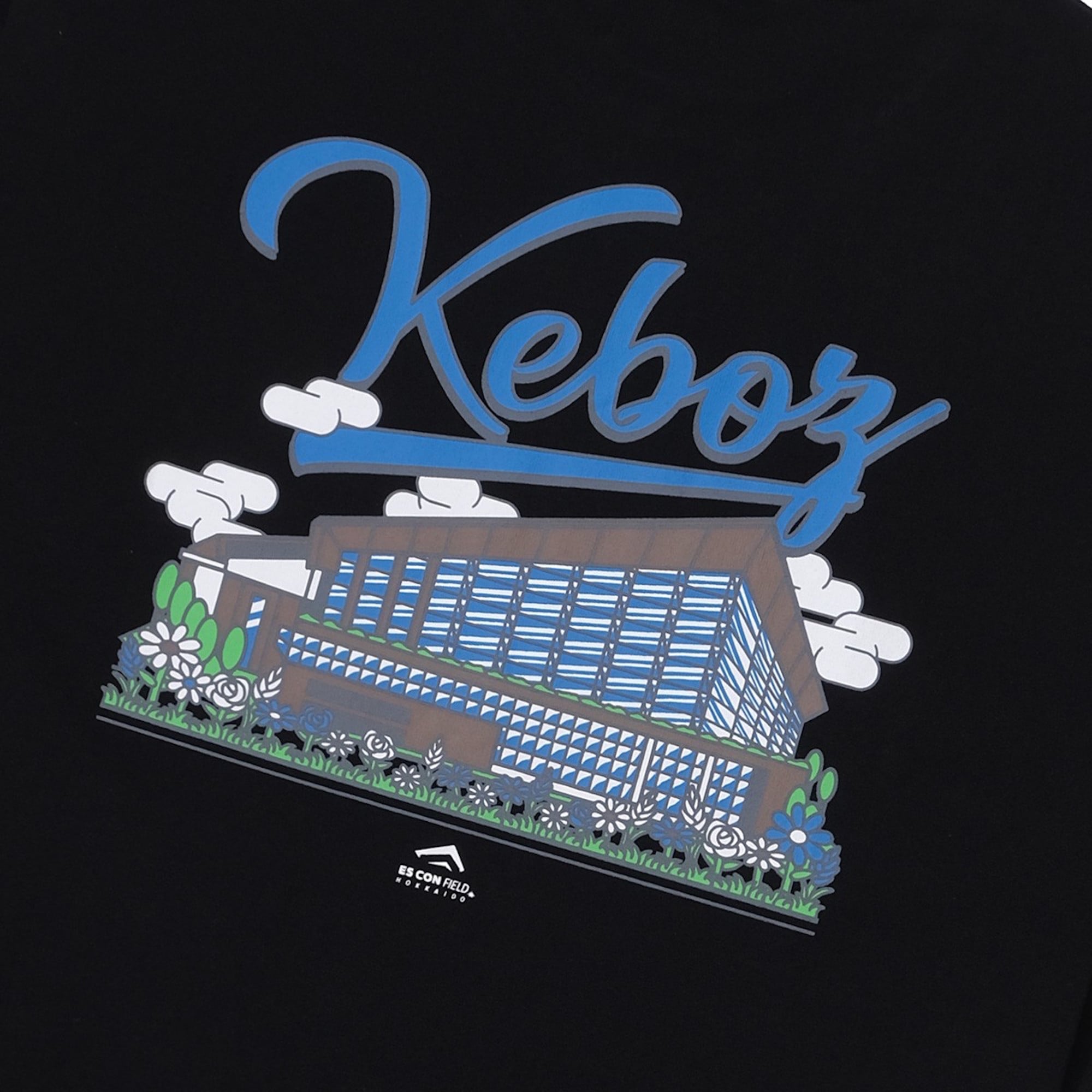 KEBOZ ファイターズ ESCON SS TEE Tシャツ ホワイト 2XL KEBOZ ESCON 